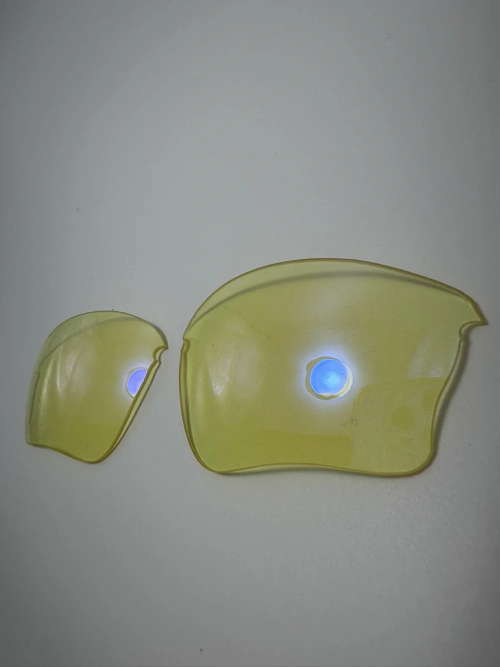 Replacement Lenses for Oakley Half Jacket XLJ Yellow with Light Blue Mirror NWT